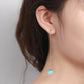 ETSY Blue Sky White Cloud Transparent Sky Resin Geometric Spherical Pendant Earwire Earrings Female Ear Jewelry
