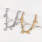 N185ZA Exaggerated Trendy Personality Clavicle Necklace Metal Dolphin Branch Creative Small Necklace Hand Jewelry