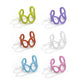 Jewelry creative color hollow sweet cool geometric ring female punk round metal opening jewelry