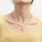 Jewelry hip-hop simple and exquisite clavicle chain love crescent bear necklace female ins fashion necklace