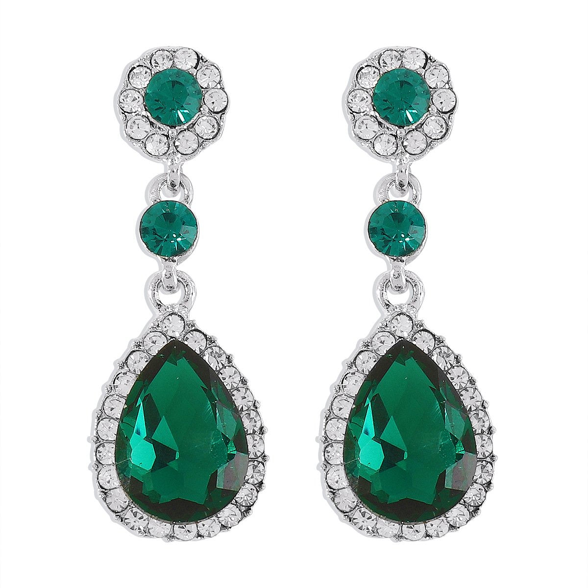 E1132 Fashion Retro Rhinestone Geometric Earrings Women's Palace Light Luxury Niche Simple Medieval Earrings