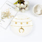 Fashion Jewelry Fashion Horn Circle Pendant Multilayer Bead Necklace For Women