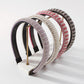 F391 Fashion Temperament Headwear Light Luxury Trend Personality Simple Diamond Inlaid Resin Slim Headband