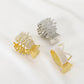 Ins net red cat ear inlaid diamond hairpin back head high ponytail pearl catch clip fixed artifact clip headdress