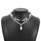N9943 Ethnic Holiday Beaded Necklace Female Cub Bear Flower Simple Necklace Indifferent Retro Necklace