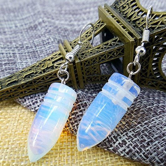 Bullet Earrings Earrings Alloy Opal Earrings Jewelry