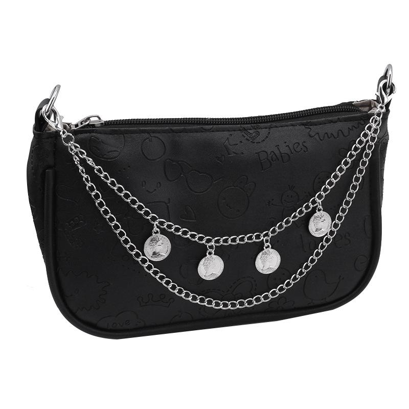 Jewelry Fashion Trend Bag Chain Versatile Bag Shoulder Strap Metal Single Shoulder Strap Bag Accessories