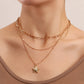 Jewelry retro fashion multi-layer five-pointed star pendant necklace niche exquisite sweater chain all-match accessories