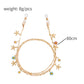 Glasses mask accessories Painted dripping oil flower glasses chain mask ornaments crystal glasses lanyard mask rope
