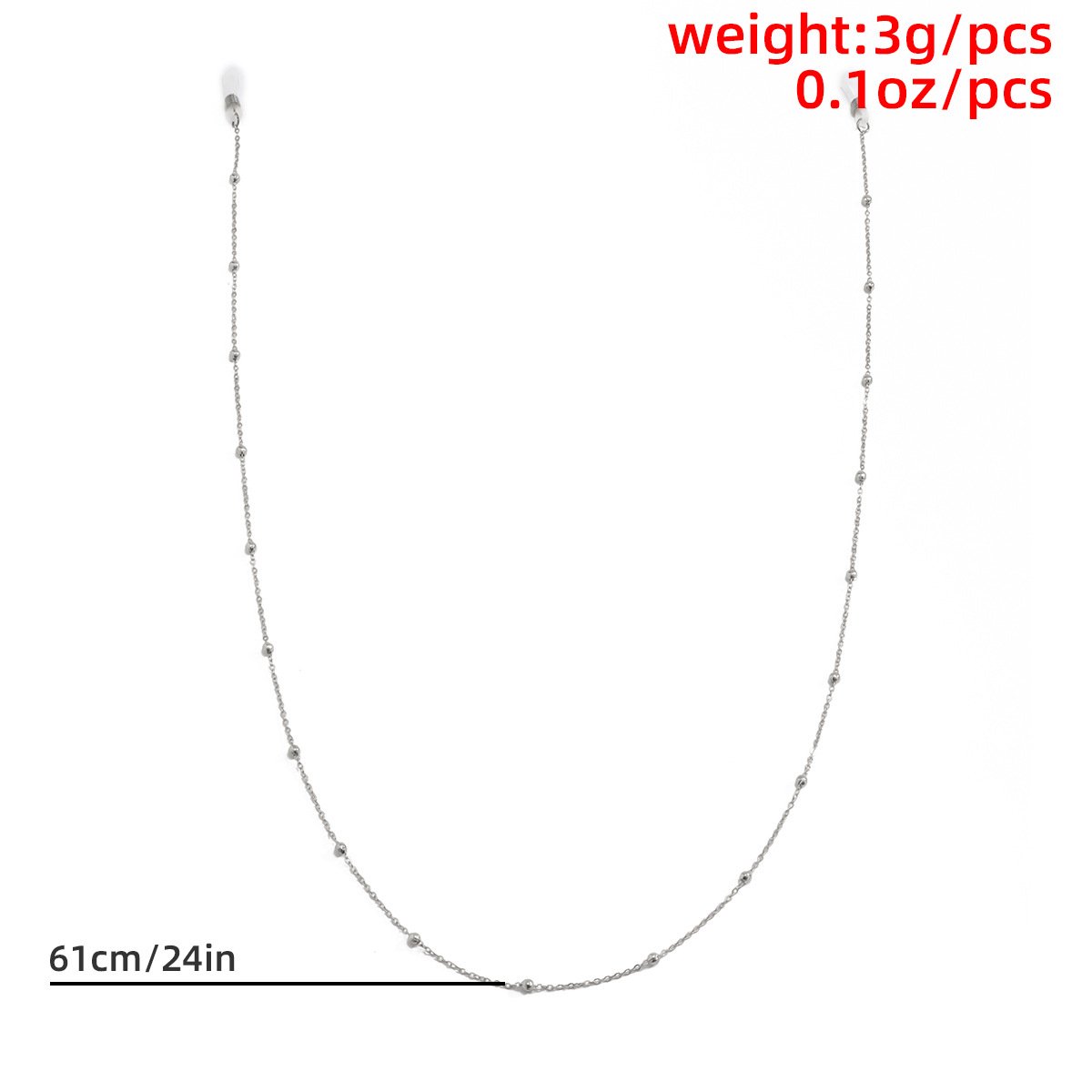 Fashion Simple Geometric Bead Chain Glasses Chain Hip Hop Retro Hanging Neck Sunglasses Chain Female