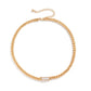Jewelry Retro Simple Metal Drip Oil Pendant Necklace Hip Hop Geometric Chain Single Layer Necklace Female