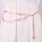 Love Waist Chain Jewelry Double Strand Peach Heart Versatile Dress Decoration Belt