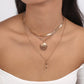 N1678 Jewelry Devil's Eye Exaggerated Stacked Necklace Personality Creative Winding Snake Bone Necklace