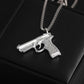 Fashion pistol necklace creative hip-hop HIPHOP trendy brand pendant jewelry