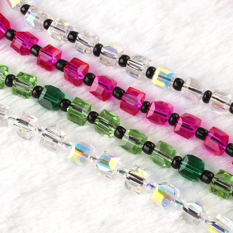 Crystal beaded mobile phone chain short 17cm fashion creative female mobile phone case lanyard