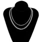Jewelry Retro Cold Geometric Metal Necklace Set Hip Hop Versatile Diamond Chain Necklace