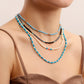 Bead necklace female ins simple necklace personality cute French jewelry sweet beaded choker collar