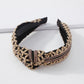 F389 Xiaoxiang fashion headband retro wide-brimmed press hair braided headband temperament ladies hair accessories