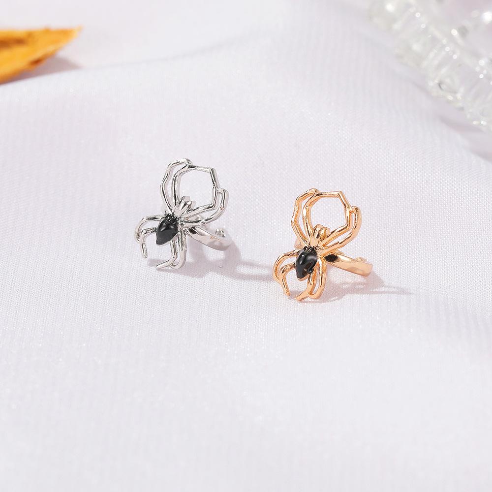 Punk Spider Ear Clip Simple Single Insect No Pierced Earrings Gothic Jewelry