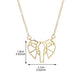 Popular Lucky Elephant Head Hollow Elephant Necklace Female Auspicious Animal Ornaments