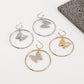 E1655 Minority Light Luxury Fashion Earrings Rhinestone Butterfly Personality Creative Geometric Smart Elegant Earrings