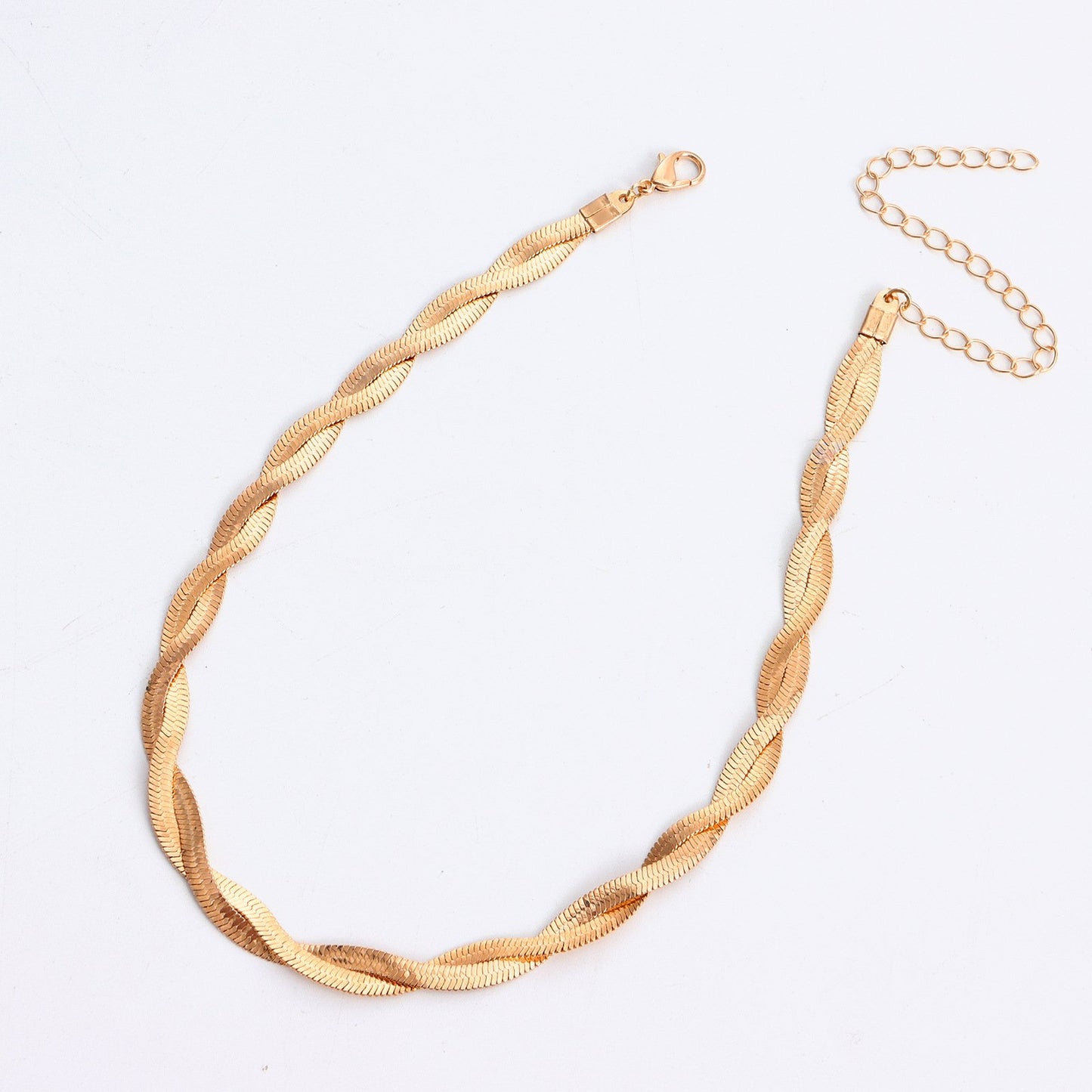 Jewelry trend double-layer winding snake bone necklace necklace female fairy niche design necklace