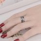 Jewelry Lucky Spades A Titanium Steel Ring Ring Mirror Magic Poker Stainless Steel Ring