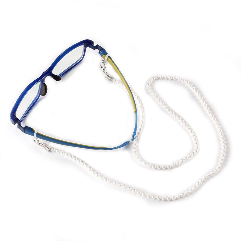 Imitation pearl eye chain pearl face mask lanyard non-slip chain pearl glasses hanging chain