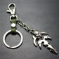 Reaper Skull Alloy Pendant Leather Keychain Retro Key Ring Pendant Jewelry