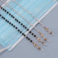 Rice bead glasses chain 72cm metal chain temperament mask chain pearl anti-lost hanging neck sunglasses chain