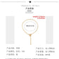 Jewelry simple OT buckle cross chain necklace female hip-hop Y-shaped tassel sweet cool punk necklace