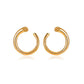 Metal geometric twisted earrings female fashion temperament C-shaped earrings ins simple ear jewelry