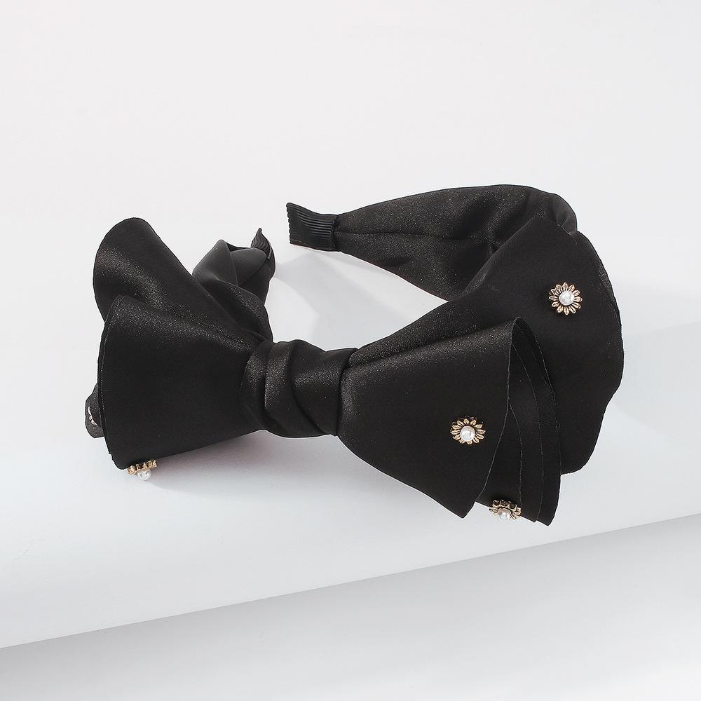 F3754 Temperament Super Fairy Headband Simple Candy Color Bow Hair Accessories Slim and Exquisite Headband