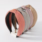 F383 Internet celebrity with the same headband cute girl Mori hair accessories fabric knotted fashion headband female