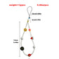 Jewelry Bohemian transparent rice beads multi-element cool mobile phone anti-lost lanyard mobile phone chain female
