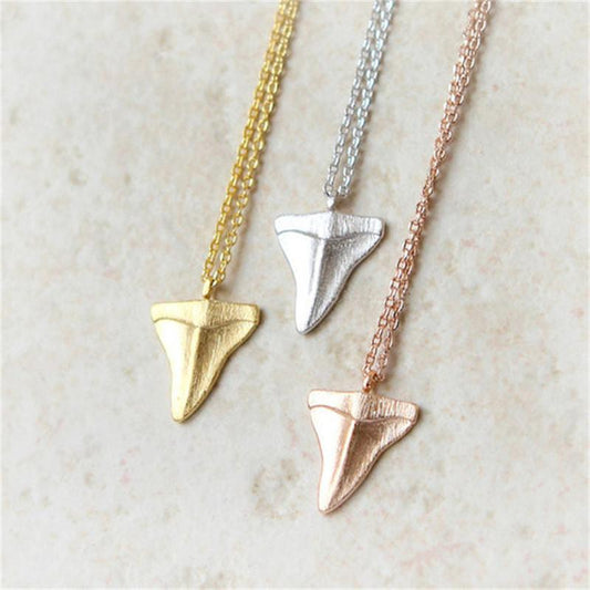 Necklace Pendant Personality Simple Shark Teeth Pendant Necklace Accessories