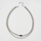 N938 Jewelry Metal Texture Stacked Necklace Personality Hip Hop Geometric Resin Double Layer Necklace Women