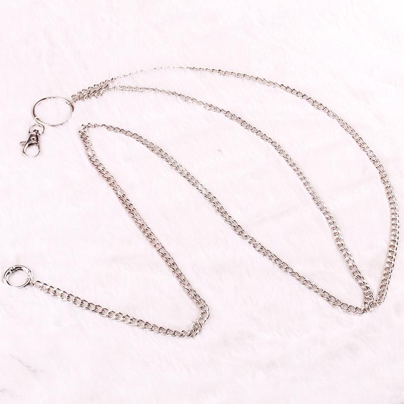 Fashionable double-layer temperament ring waist chain atmospheric simple sexy strand hollow ring decorative body chain