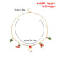 Jewelry Christmas Series Snowman Sock Pendant Necklace Ladies Simple Fashion Short Money Jewelry