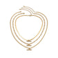 Hip-hop Retro Snake Bone Chain Clavicle Necklace Female Simple Geometric Metal One-word Stick Necklace