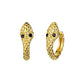 Ins retro creative snake-shaped earrings fashion personality punk metal earrings earrings jewelry female
