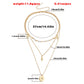 Jewelry Multi-layer Shining Star Pendant Necklace Women's Sweater Chain Personality Trendy Cool Versatile Necklace