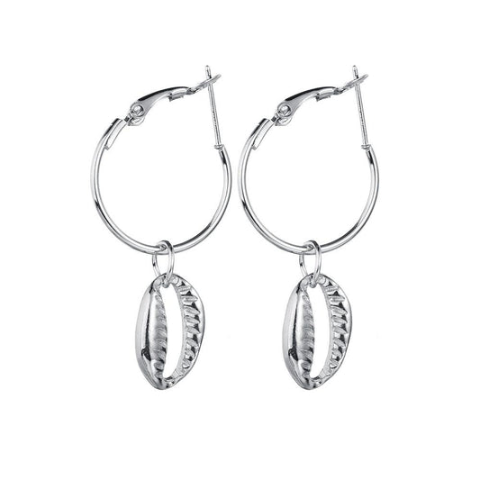 Accessories Fashion Personality Trend Alloy Shell Earrings Earrings Women's Earrings Jewelry