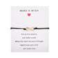 Popular Accessories MAKEA Blessing Card Bracelet Infinity Symbol Small 8-character Bracelet Female Jewelry