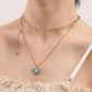 Jewelry Creative Eyes Niche Chain Design Metal Necklace Versatile Butterfly Pendant Necklace