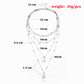 Jewelry Pearl Pendant Multilayer Bead Necklace Women's Fashion Retro Handmade Simple Necklace