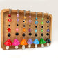 Creative Devil's Eye Keychain Colorful Mushroom Bag Pendant Multi-purpose Jewelry Accessories