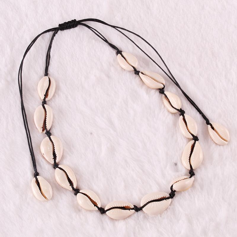 Explosive style Hawaiian casual necklace pure handmade shell short collarbone necklace