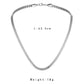 Hip Hop Square Box Watch Chain Metal Chain Retro Simple Design Versatile Men's Necklace