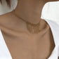 N9465 Jewelry Metal Texture Cool Necklace Hip Hop Creative Tassel Personality Necklace Female